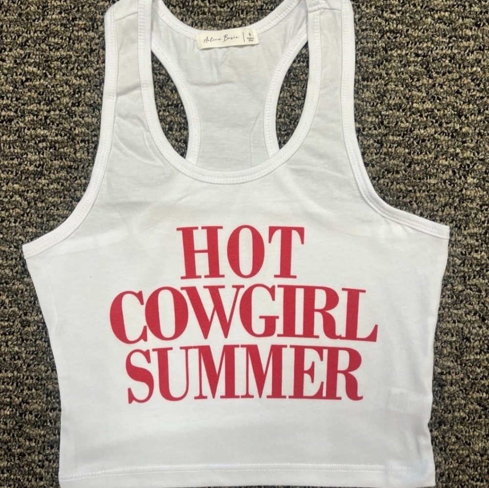 Hot cowgirl summer crop top